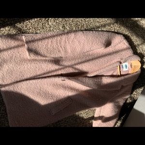 Old Navy blush pink teddy coat women’s sz medium